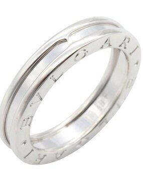 Bvlgari Ring B-zero One Band 18K White Gold